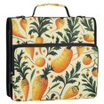 thumbnail image 6 of 3 Ring Zipper Binder with Shoulder Strap Waterproof Trapper Keeper 2 Inch D-Ring 500 Sheets Capacity Parsnip Folk Art, 6 of 8