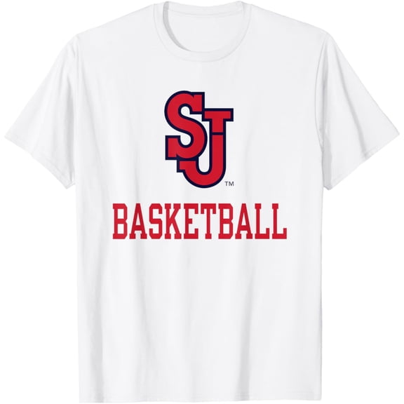 St. John'S Red Storm Basketball Icon Logo T-Shirt