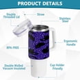 thumbnail image 4 of SKYSONIC 40 oz Black Cat Tumbler With Lid And Straw Travel Coffee Mug Stainless Steel Insulated Thermal Tumblers Cup, 4 of 7