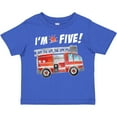 thumbnail image 3 of Inktastic I'm 5 Fire Truck 5th Birthday Boys or Girls Toddler T-Shirt, 3 of 5