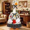 thumbnail image 5 of Ouuluon Porch Goose Outfits, Lightweight Cute Soft Outfit Custom, 23 inch Statue Clothing for Yard Patio Garden Balcony Indoor Outdoor Display, 5 of 9