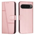 thumbnail image 2 of Compatible for Google Pixel 9 / 9 Pro Wallet Case,[Magnetic Closure][Kickstand][Wrist Strap][Card Holder Slots] RFID BlockingTPU Interior Protective PU Leather Folio Flip Shockproof Cover,Rosegold, 2 of 11