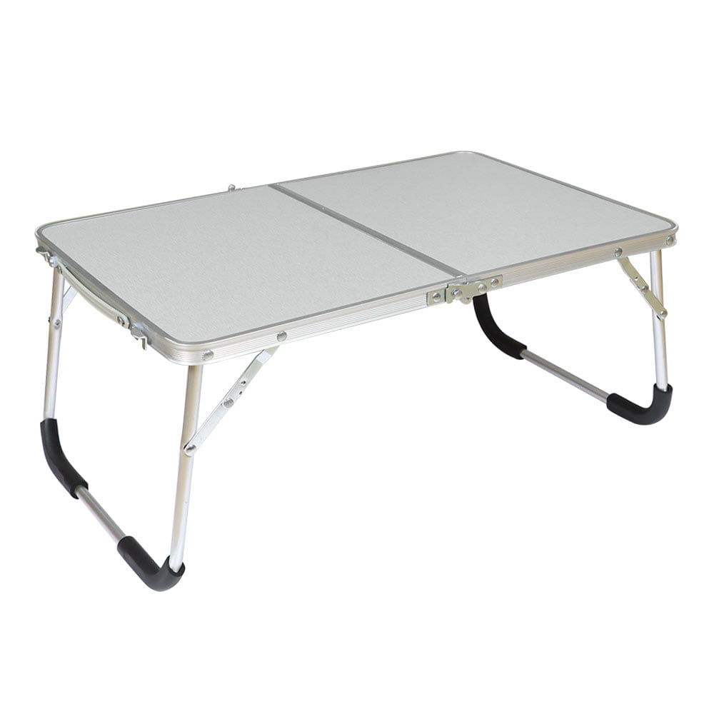 Adjustable Folding Table Desk Stand Tray for Outdoor Garden Camping Picnic UK 