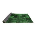 thumbnail image 2 of Ahgly Company Indoor Rectangle Patchwork Emerald Green Transitional Area Rugs, 8' x 10', 2 of 4