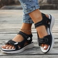 thumbnail image 6 of Norvail Orthopedic Sport Sandals for Women Soft Cushion Foam Comfortable Walking Sandal Arch Support Wide Fit Dress Comfy Orthotic Recovery Athletic Plus-Size Hook-and-Loop Casual Sandals, 6 of 8