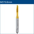 thumbnail image 1 of Kit de herramientas Lylong para machos de roscar con revestimiento HSS, brocas M2 y machos de roscar con flauta recta métrica M5, 1 of 5