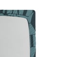 thumbnail image 2 of Ambesonne Blue Fitted Sheet, Modern Squares Triangles, Twin Size, Petrol Blue Dark Blue, 2 of 2