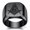 Black, variant on Titanium Stainless Steel Ring For Men Freemason Style Simple Fashion Band European American Design Silver Tone