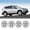 17 inch- Sliver Lacquer, variant on 4Pcs Set Hubcap for 2013-2018 Toyota Rav4,17" Wheel Rim Cover Replacement,Compatible with Steel Wheels,Snap on Installation,PP Material,Matte Black Painted