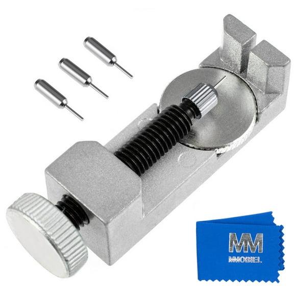 MMOBIEL Watch Band Strap Link Pin Remover Adjustable Repair Tool Kit compatible with Watchmakers with 3 x Extra Pins