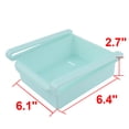 thumbnail image 5 of Refrigerador Congelador Tipo de cajón de plástico Expandir Caja de espacio Bandeja Bandeja Azul, 5 of 5