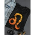 thumbnail image 3 of Leo Sign In Orange Spray  T-Shirt Women -Image by Shutterstock, Female x-Large, 3 of 4