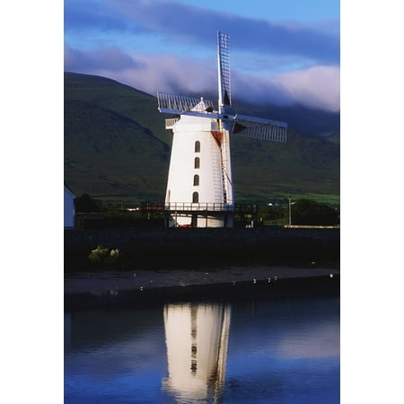 Blennerville Windmill Tralee Co Kerry Ireland Canvas Art - The Irish Image Collection  Design Pics (12 x