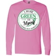 thumbnail image 3 of Inktastic I Wear Green for Myself- Cerebral Palsy awareness Long Sleeve T-Shirt, 3 of 5