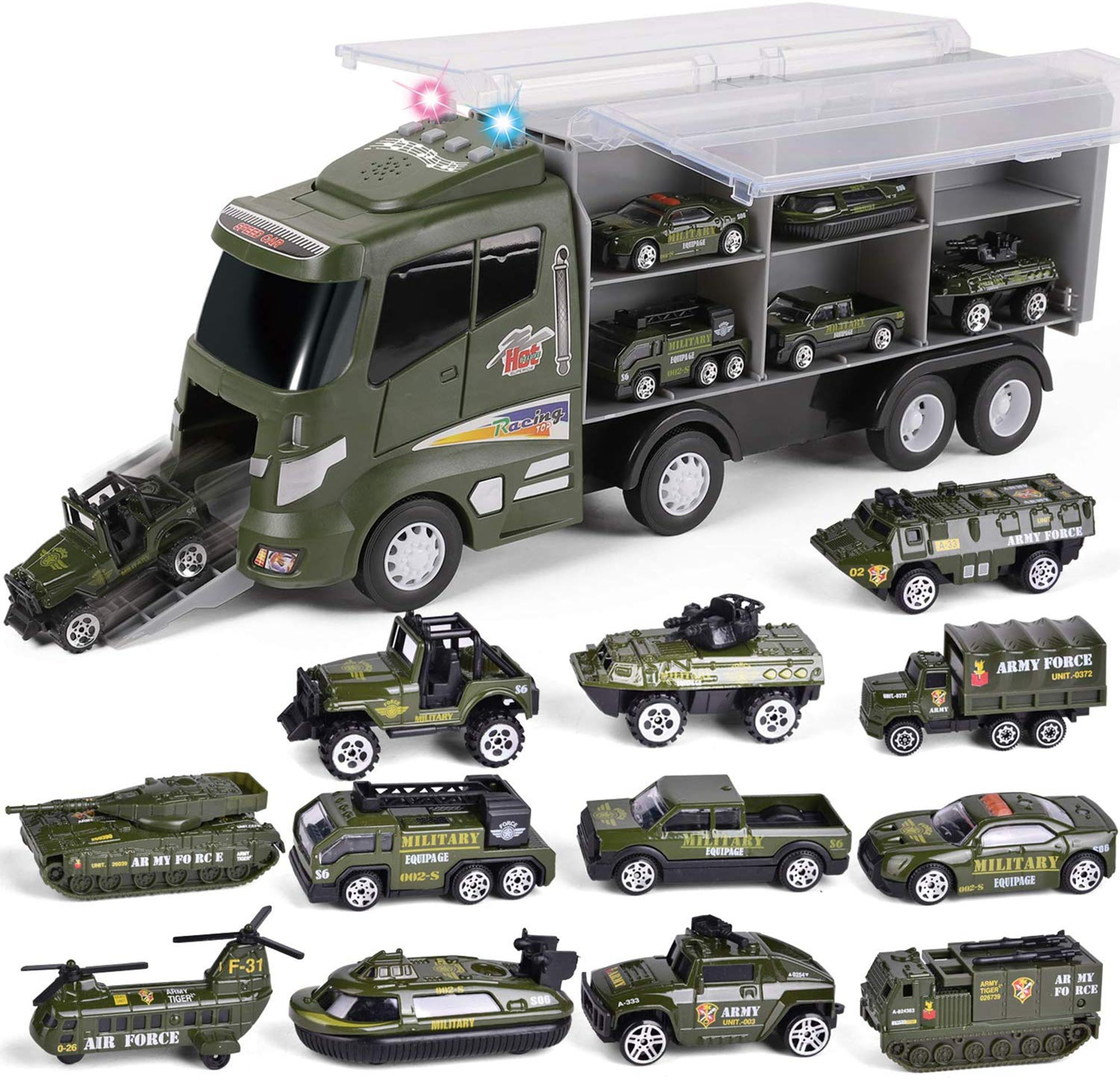 12 in 1 Die-cast Military Vehicle 