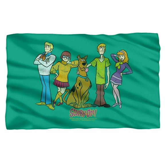 Scooby Doo Scooby Gang Green Fleece Blanket 36' x 58',Scooby Gang