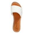 thumbnail image 5 of Time and Tru Women’s Quilted Espadrille Slides, 5 of 6