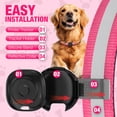 thumbnail image 6 of PcEoTllar Smart Tracker Collar – Personal & Item Location Tracker, No Monthly Fee, Works with Apple Find My (iOS Only), Anti-Lost Device, Pink, S, 6 of 8