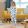 thumbnail image 5 of joogoo Blueberry Fruits 2 Piece Long Sleeve Tee and Pants Cotton Pajama Set 5Y, 5 of 7