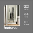 thumbnail image 6 of Household Essentials Glidez Multipurpose Chrome-Plated Steel Pull-Out/Slide-Out Storage Organizer for Cookware and Bakeware - Fits Standard Size Cabinet or Shelf, Chrome, 6 of 11