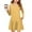 Yellow, variant on Girls' Solid Color Long Sleeve Dress Girls' Long Sleeve Dress - Solid Color Pocket Dress Light Purple 140