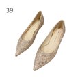 thumbnail image 3 of Guardurnaity 2 mocasines cómodos de fibra de cuero, zapatos de salón delicados y fáciles de cuidar para mujer, zapatos de boda con lentejuelas Calzado champán 39.1, 3 of 6