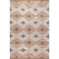 thumbnail image 4 of nuLOOM Hand Braided Marla Denim And Jute Diamonds Area Rug, 3' x 5', Marla Pink, 4 of 5