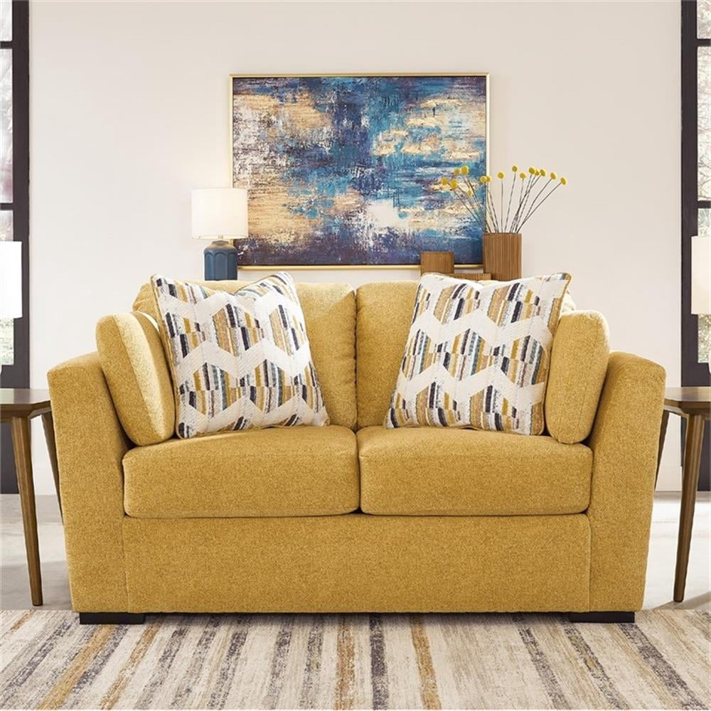Signature Design by Ashley Keerwick Yellow Loveseat