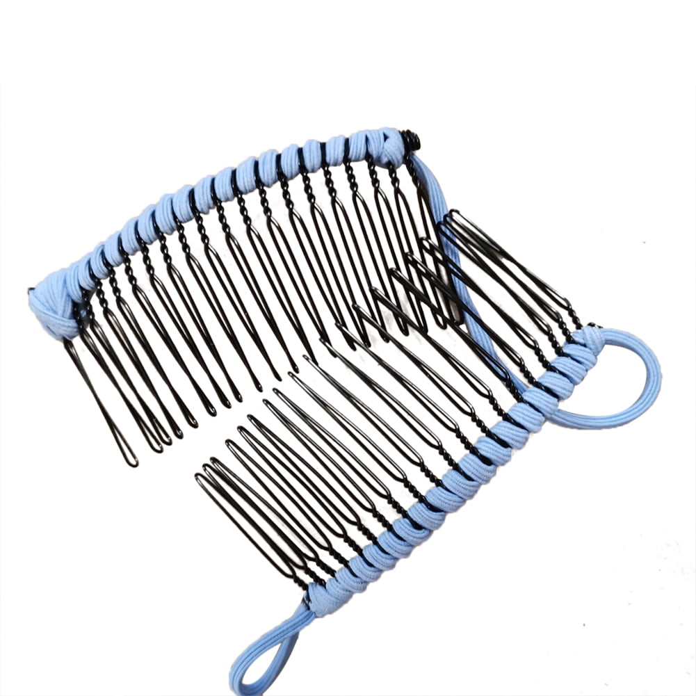 Multitrust Women Girls Vintage Non slip Banana Hair Clip Hairpin Double