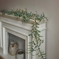 thumbnail image 4 of tasrioml Lighted Artificial Olive Garland 6FT Fairy Light Faux Greenery Olive Vine Pre-lit Olive Garland for Spring Christmas Holiday Fireplace Decor, 4 of 7