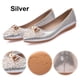 thumbnail image 5 of Zapatos Brillantes Plegables Ballet Antideslizantes Con Diamantes Imitación Calzado Primavera Y Otoño, 5 of 9
