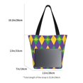 thumbnail image 3 of Easygdp Mardi Gras Bolso de Hombro para Mujer, Bolso Bandolera y Cartera de Mano Elegante para Uso Diario, 3 of 6