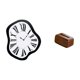 thumbnail image 1 of Reloj De Pared Acrílico Creativo Con Efecto Fundido Y Organizador Rectangular De Pañuelos, Multifuncional Y único, Para Escritorio, Tienda O Accesorios De Cocina., 1 of 8