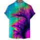 thumbnail image 3 of Camisa con estampado 3D de células biológicas coloridas para hombre, camisas hawaianas de verano, blusas holgadas de manga corta para calle, blusa con botones y solapa para calle, 3 of 5