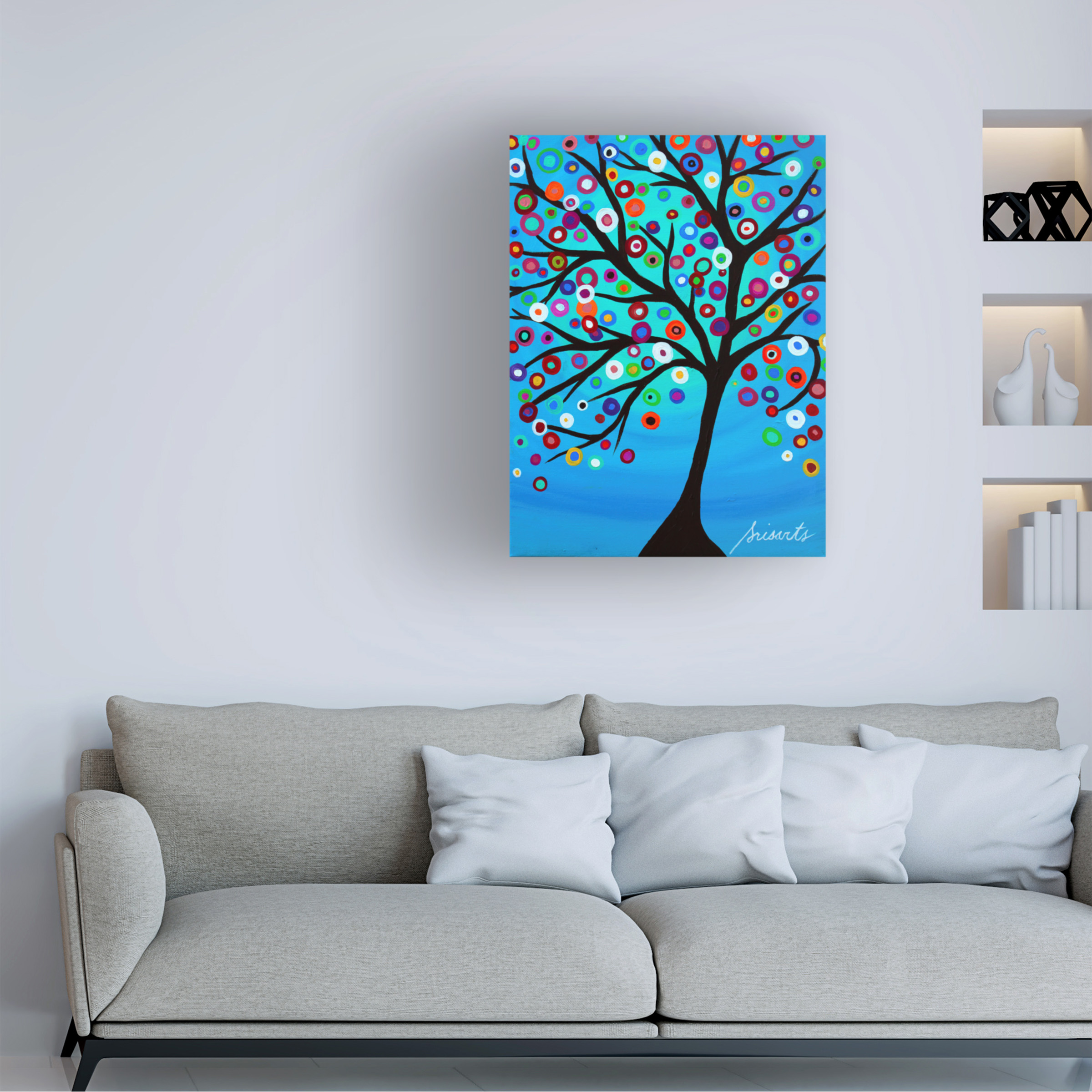 Trademark Fine Art 'Dancing Tree Of Life' Canvas Art by Prisarts