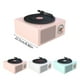 thumbnail image 3 of Sistema de sonido de vinilo Retro tocadiscos de vinilo Sistema de sonido doméstico inalámbrico Mini USB Sistema de inserción de tarjetas para exteriores, 3 of 6