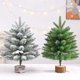 thumbnail image 1 of Xihbxyly Árbol de Navidad con Efecto Nieve En Miniatura, Plástico, Fácil de Instalar, Decoración Festiva para El Hogar, Ambiente Festivo, 45 Cm, Ideal para Oficina, Sala de Estar y Decoración de Puer, 1 of 7