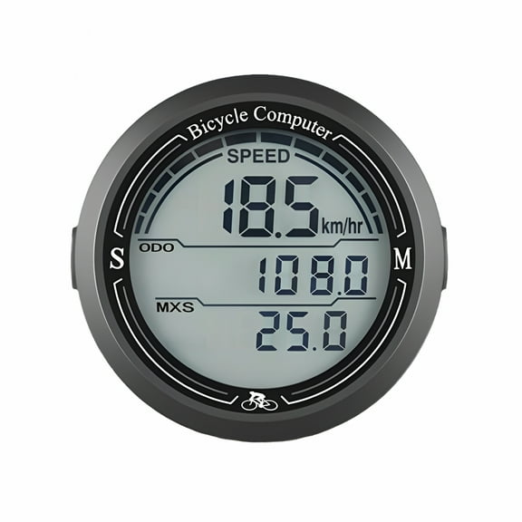 GJX Wireless Bike Speedometer Computer Speedo MTB Cycling Odometer LCD Waterproof
