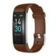 thumbnail image 1 of Runmifit Smart Wristband Heartrated Pulsera de presión arterial Pulsera impermeable para la temperatura corporal, Marrón Inevent EL001081-09B, 1 of 7