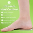 thumbnail image 6 of Mars Wellness Gel Heel Lift - 3 Layers, 1/8" per Layer, Adjustable Height - Soft Suede Top Heel Cups for Heel Pain Relief - Shoe Lifts Men, Heel Lifts for Women and Men - Small, 6 of 7