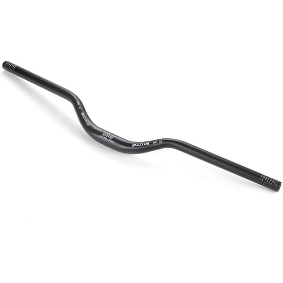 BUCKLOS Mountain Bike Handlebar φ31.8mm Aluminum Alloy 30/50mm Rise MTB Handlebar,720/780mm Mtb Handle Bar Riser Bar