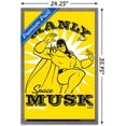 thumbnail image 3 of Space Ghost Coast to Coast - Manly Space Musk Wall Poster, 22.375" x 34", Framed, 3 of 3