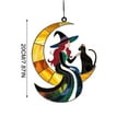 thumbnail image 3 of Diceymbol Fairy Acrylic Hanging Ornament with Double-Sided Sparkle, 7.8 Inches, 1 Piece, 3 of 6