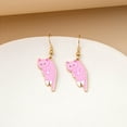 thumbnail image 6 of DESIGNICE 3Pairs Fun Earrings,Alloy Cute Earrings,Adorable Kitten Look Beach Jewelry for Women,Style3, 6 of 7
