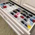 thumbnail image 6 of Drawer Dividers, Drawer Divider Organizers 5PCS DIY Plastic Grid Adjustable, 6 of 7
