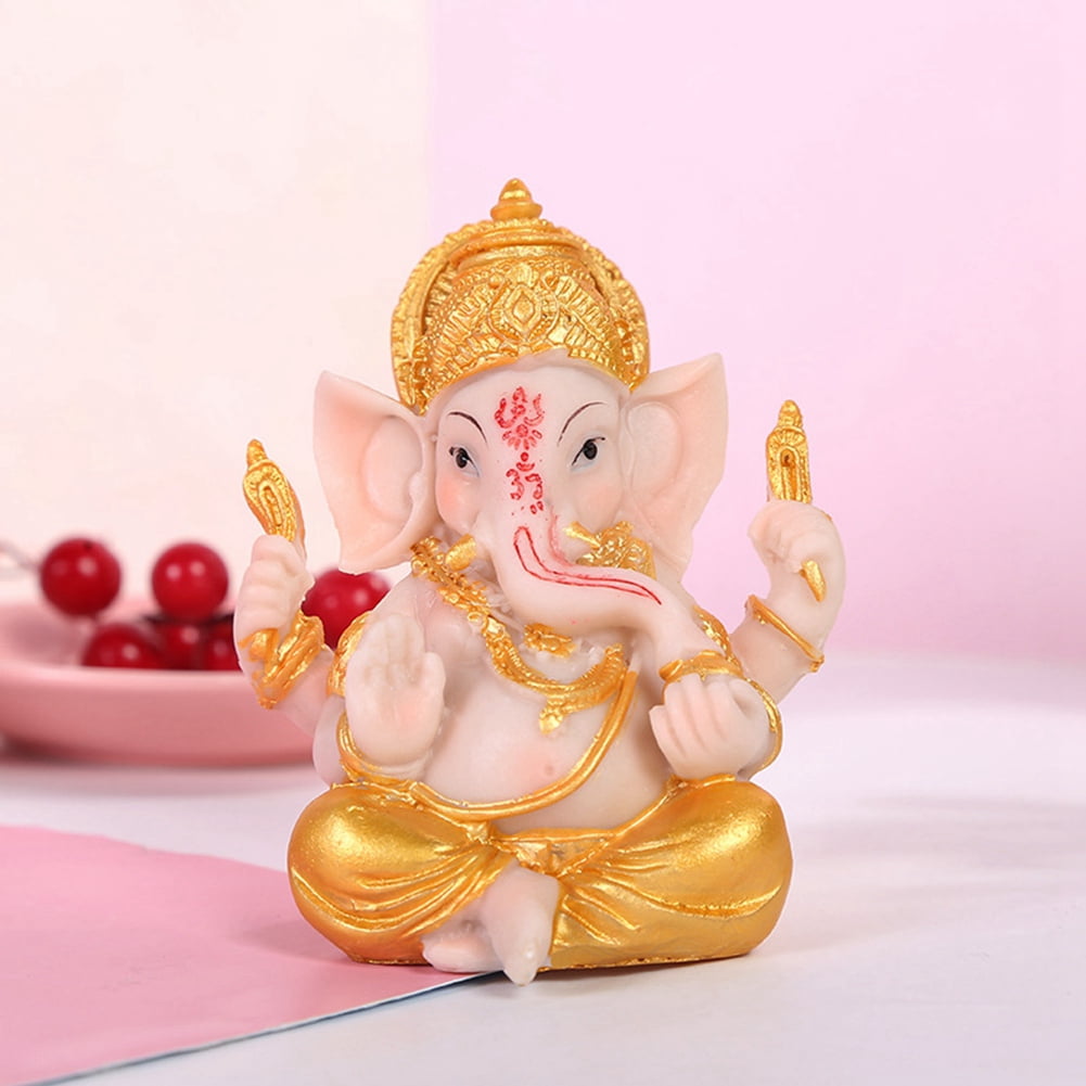 Buddha Statue Haidianzi Gold Lord Ganesha Buddha Statue Elephant God