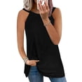 thumbnail image 2 of Women Sleeveless Tops American Flag Cut Out Tank Tops Tee Shirts Womens 4th of July Patriotic Tanks Tops Vest, 2 of 6