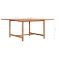 thumbnail image 4 of vidaXL Patio Table 59.1"x59.1"x29.9" Solid Teak Wood, 4 of 8