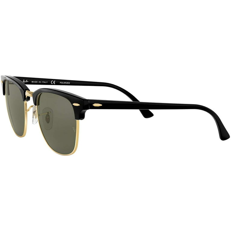 Ray-Ban Rb3016f Clubmaster Asian Fit Square Sunglasses - Walmart.com