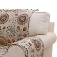 thumbnail image 3 of Benjara BM116911 Polyester Arm Chair Protector with Floral Print, Multi Color - 4 x 15 x 12 in., 3 of 7
